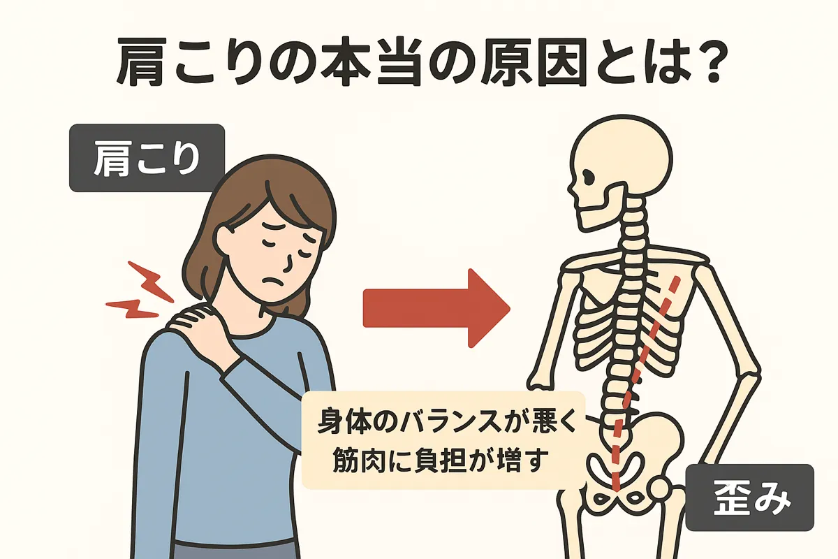 あなたの肩こりの原因は本当に肩ですか？