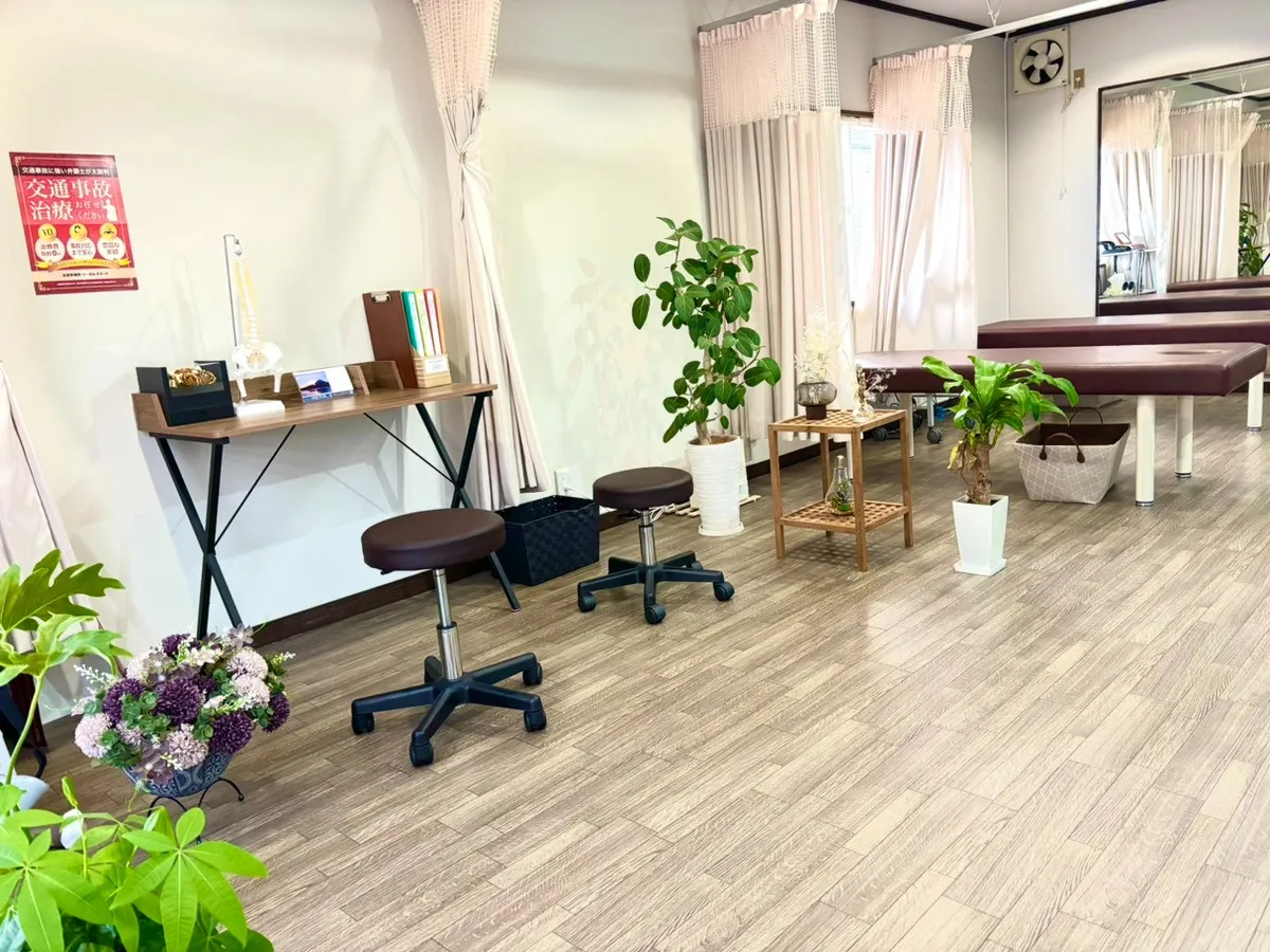 岐阜市の整体院と接骨院の院内風景